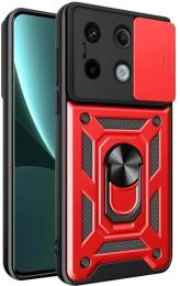 Чохол-накладка BeCover Military для Xiaomi Redmi Note 13 Pro 4G Red (711027)