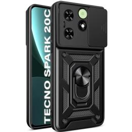 Чохол-накладка BeCover Military для Tecno Spark 20C (BG7n) Black (710685)
