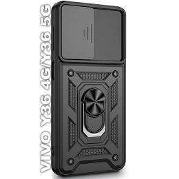 Чохол-накладка BeCover Military для Vivo Y36 4G/Y36 5G Black (710025)