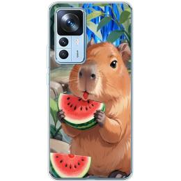 Чохол-накладка Boxface Капібара з кавуном Xiaomi 12T/12T Pro (46153-up2551)