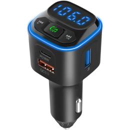 ФМ-модулятор Gelius Tune GP-FMT051 Black (PD/QC) 36W