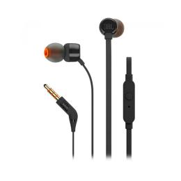 Дротові навушники JBL T210 Black вакуумні з мікрофоном