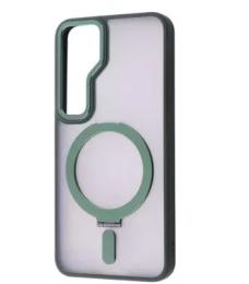 Чохол-накладка WAVE Attraction Case with Magnetic Ring Samsung Galaxy S24 Plus Green
