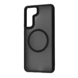 Чохол-накладка WAVE Matte Insane Case with Magnetic Ring Samsung Galaxy S22 Black