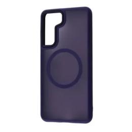 Чохол-накладка WAVE Matte Insane Case with Magnetic Ring Samsung Galaxy S22 Deep Purple