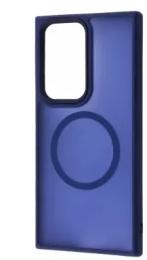Чохол-накладка WAVE Matte Insane Case with Magnetic Ring Samsung Galaxy S23 Ultra Midnight Blue