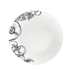 Тарілка Vittora Wave Овочевий етюд 22 см White (V-220Bs)