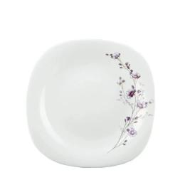 Тарілка Vittora Фіолетова Гілка Square Dessert 24 см (V-240SPB)