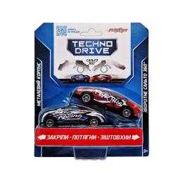 Іграшкова машинка TechnoDrive Крутий переворот Flipems Black Red 1311-3