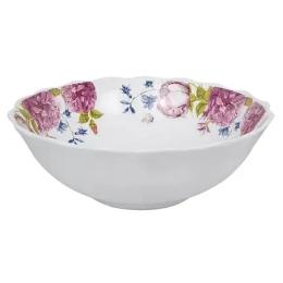 Салатник Vittora Букет для пані Wave 175 мм White (V-175BL)