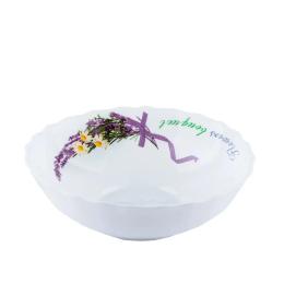 Салатник Vittora Квіткова симфонія Wave 155 мм White (V-155F)