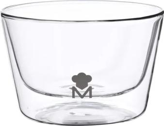 Салатник Bergner MasterPro Mixology 510 мл Transparent з подвійними стінками (BGMP-20103)