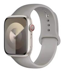 Ремінець для смарт-годинника Infinity SILICONE для Apple Watch 42/44/49 mm Gray