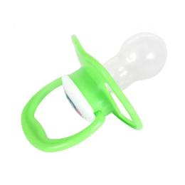 Дитяча пустушка силіконова Mega Zayka MGZ-0514(Green) кругла