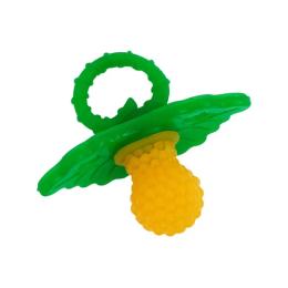 Пустушка-прорізувач Mega Zayka Ягідка MGZ-0419(Yellow) текстурна