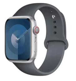 Ремінець для смарт-годинника Infinity SILICONE для Apple Watch 42/44/49 mm Dark Gray