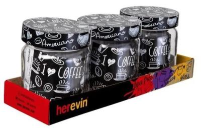 Банка для зберігання HEREVIN Coffee 3х0.425 л (144357-400)
