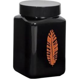 Банка для зберігання HEREVIN Colours Leaf 1.5 л Black (147015-139)