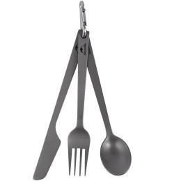 Набір столових приборів Naturehike NH19T011-D Gray з мішечком (6927595736739)