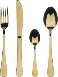 Набір столових приборів Bergner Munich 24 шт Gold (BG-5131-CH)