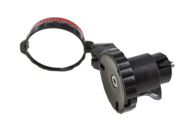 Велосипедний ліхтарик Velotrade BC-GR6227 Black із дзеркалом у вигляді заглушки керма