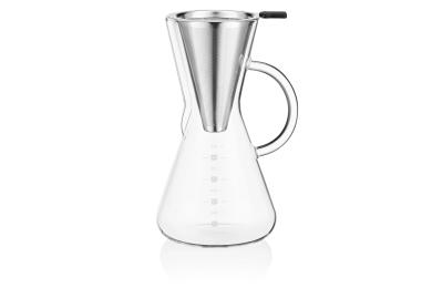 Чайник заварювальний Ardesto Black Mars Кемекс для кави 600 мл (AR0706CM)