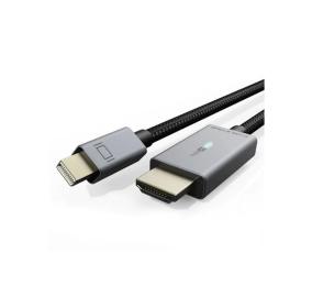 Відео-кабель Cabletime mini DisplayPort (тато) - HDMI (тато) 32AWG, 1.8м Black (CA914586)