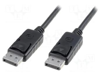 Відео-кабель Digitus AK-340100-020-S DisplayPort (тато) - DisplayPort (тато), 2м Black (AK-340100-020-S)