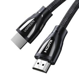 Відео-кабель Ugreen HD140 HDMI (тато) - HDMI (тато), 5м Black (80405) Cable with Braided