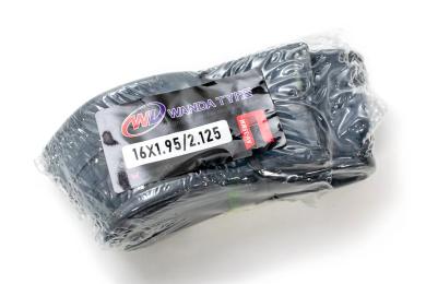 Велосипедна камера Wanda TUB-16-006 Black 16x1.95/2.125