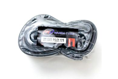 Велосипедна камера Wanda TUB-052 Black 27.5x1.95/2.125