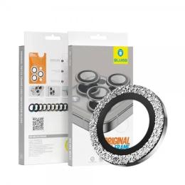 Захисне скло для камери Blueo Original metal frame lens protector iPhone 16/iPhone 16 Plus Diamond