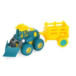 Іграшкова техніка Bambi Будтехніка 2018-55 Green з причепом інерція