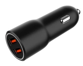 Автомобільний адаптер для телефона Gembird TA-UC-A2QC36-CAR-01