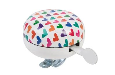 Дзвінок для велосипеда VLT Rainbow Hearts 80мм