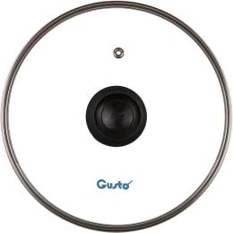 Кришка для посуду GUSTO 30 cм універсальна (з ручкою)