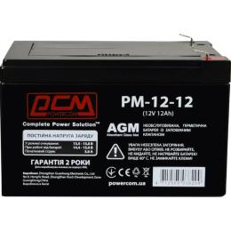 Акумулятор для ДБЖ PowerCom PM-12-12 (PM1212AGM)