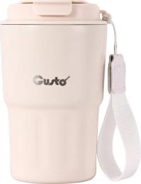 Термочашка GUSTO GT123 Перерва на каву Cream