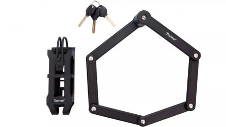 Велосипедний замок Velotrade BC-TY3853 Black 850 мм (LCK-072)