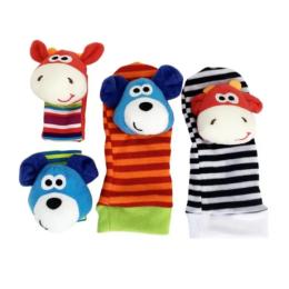 Ігровий набір Mega Zayka Коровка и собачка (шкарпетки та браслетики) (MGZ-1207)