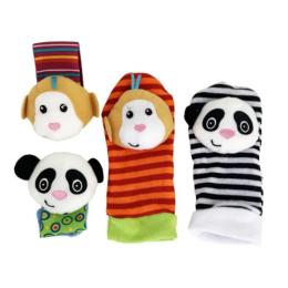 Ігровий набір Mega Zayka Мавпа та панда (шкарпетки та браслетики) (MGZ-1208)