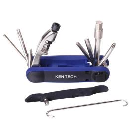 Мультитул KEN TECH KL-9804C Black Blue 15 функцiй