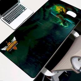 Килимок для мишки Voltronic League of Legends 300 x 800 Black Green з бічною прошивкою