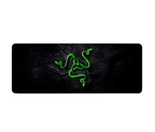Килимок для мишки Razer (YT-RZ15-11) Black Green з боковою прошивкою 300x700