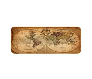 Килимок для мишки Voltronic Карта світу (Retro map) з боковою прошивкою (WMRM373)