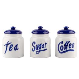 Ємність для сипучих продуктів Vittora VT-8103 White Blue (3 пр.)