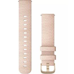 Ремінець для смарт-годинника Garmin Vivomove Style Nylon Band 20mm Champagne Dust Rose (010-12924-12)