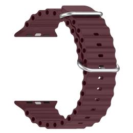 Ремінець для смарт-годинника ArmorStandart Ocean Band для Apple Watch All Series 38/40/41mm Wine Red (ARM74241)
