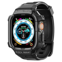 Ремінець для смарт-годинника Spigen Rugged Armor Pro для Apple Watch 49 mm Black (ACS05460)