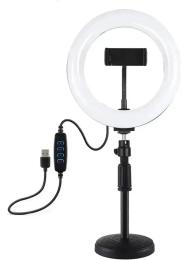 Набір блогера XO BGD002/SMN-8 Black лампа-трипод Selfie + LED, 20см